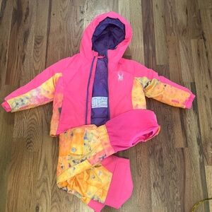 Girls Spyder Snow Jacket & Bibs 2T